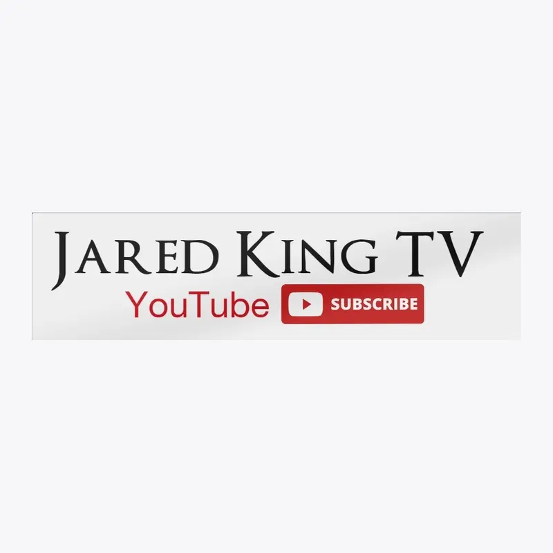 Jared King TV Bumper Sticker